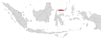 Peta Provinsi Gorontalo