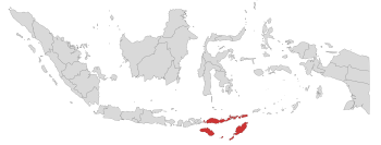 Peta Provinsi Nusa Tenggara Timur